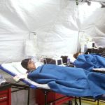 Patients rest in the ICU unit of the Blu-med hospital expansion