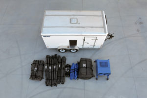 The EXT Medical Trailer System can be hand carried, set up in 10 minutes or less and packs into a secure trailer.