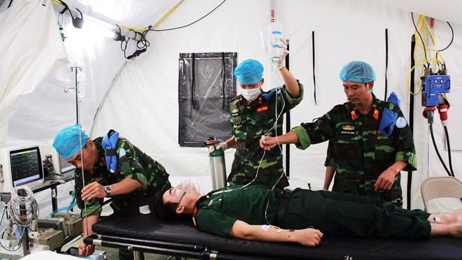The Vietnam Peacekeeping Center’s Level-2 Field Hospital Training Exercise