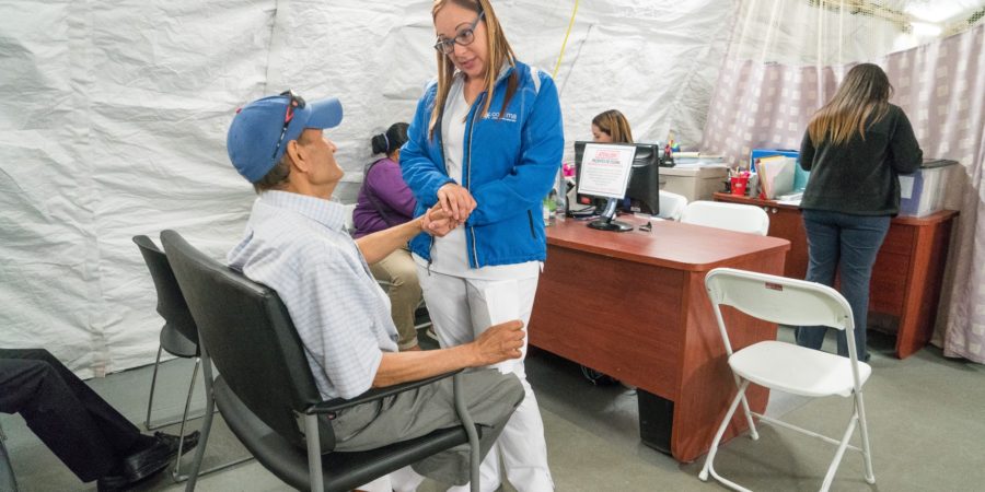 AmeriCares Deploys BLU-MED Medical Facilities in San Lorenzo, Puerto Rico