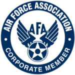 Air Force Association Corporate Member logo on transparent background