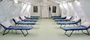 10 Bed ward inside a BLU-MED field hospital