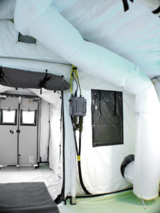 BLU-MED air distribution system