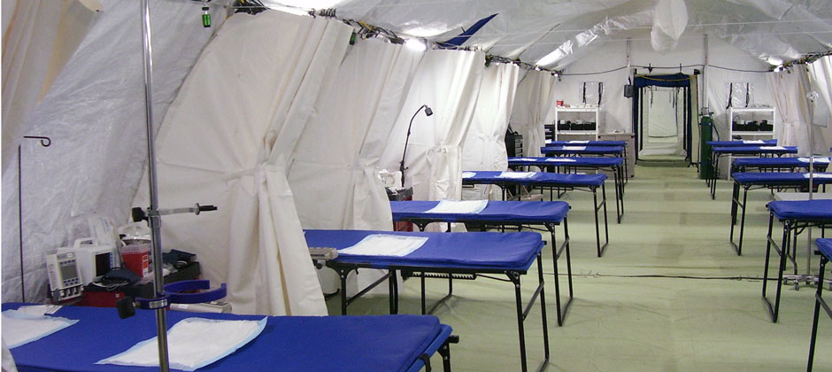 Interior of a Hospital Expansion Intensive Care Unit