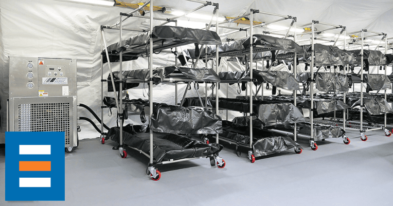 Blu Med Deployable Morgue Systems
during pandemic
